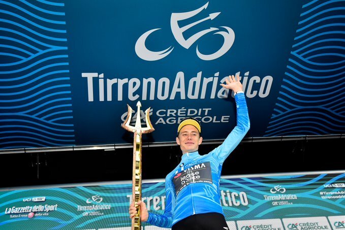 Jonas Vingegaard não esconde felicidade em vitória histórica para a equipe: “a Tirreno-Adriatico está entre as minhas mais belas vitórias”
